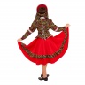 Русский народный костюм "Кадриль кубанская" детский в цветок