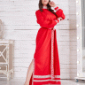 Русский народный костюм "Любава" взрослый красный
