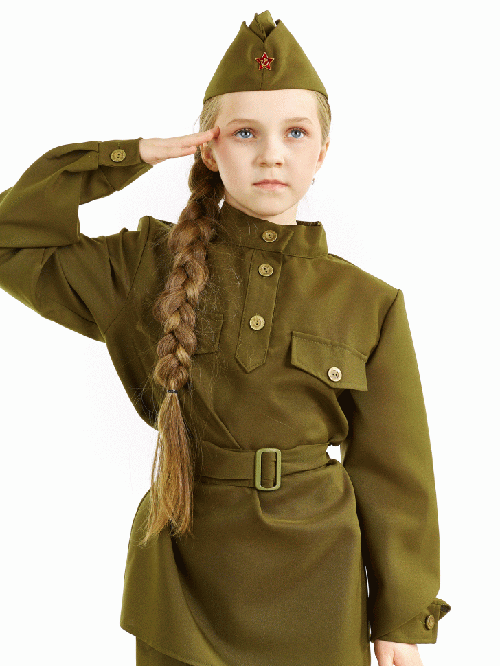 Военный костюм "Солдатка" детский