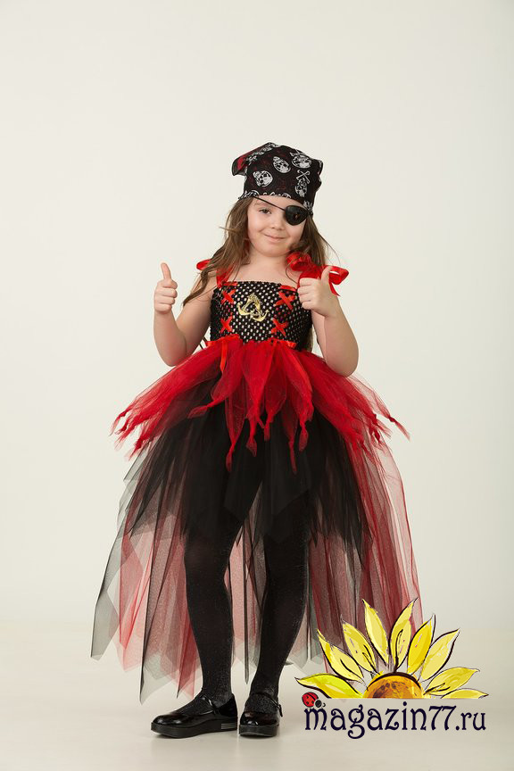 "Пиратка" карнавальный костюм арт 1856