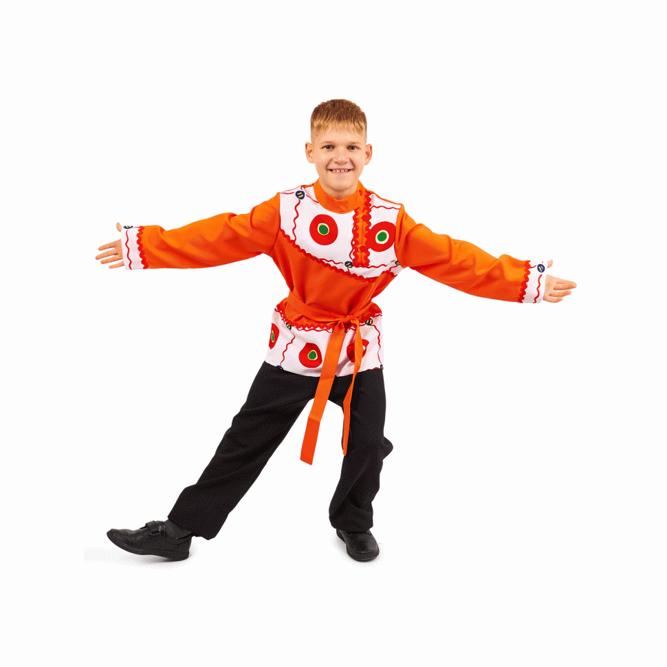 Русский народный костюм "Дымковская игрушка" мальчик М77