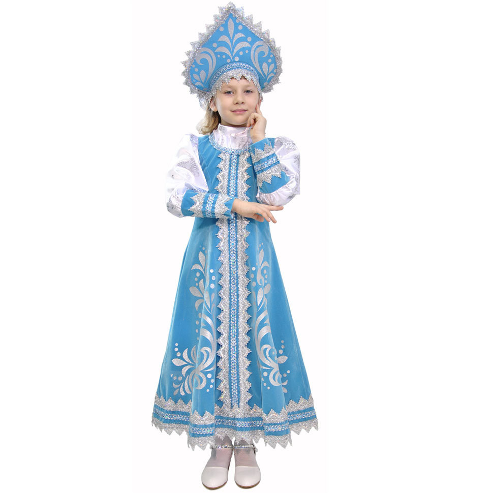 "Снегурочка русская" - карнавальный костюм арт. 1202