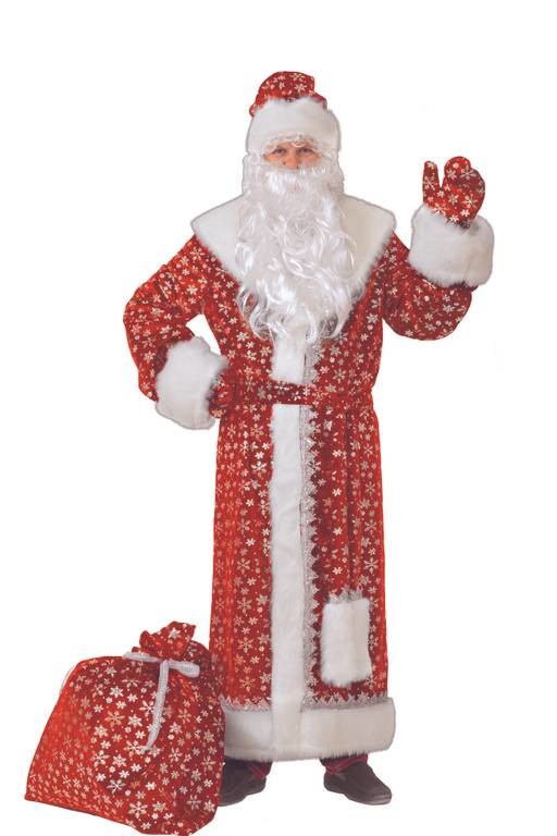 "Дед Мороз плюш" карнавальный костюм арт 184