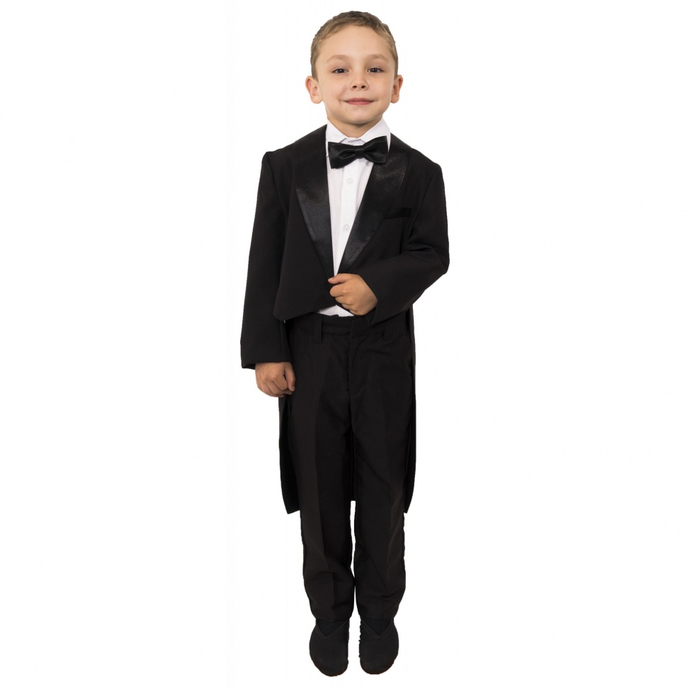 Карнавальный костюм "Фрак чёрный" для мальчика Ф017