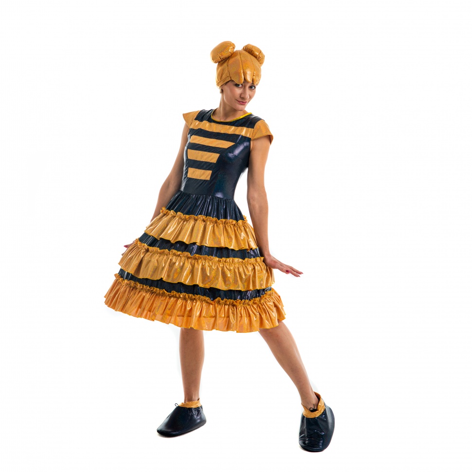 Карнавальный костюм "Кукла королева Пчелка" Ф327