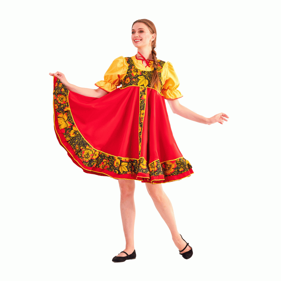 Русский народный костюм "Хохлома плясовая"