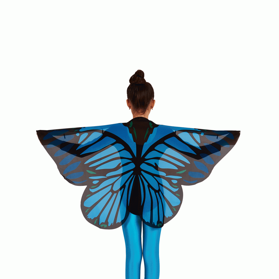 "Бабочка - голубые крылья" карнавальный костюм 
