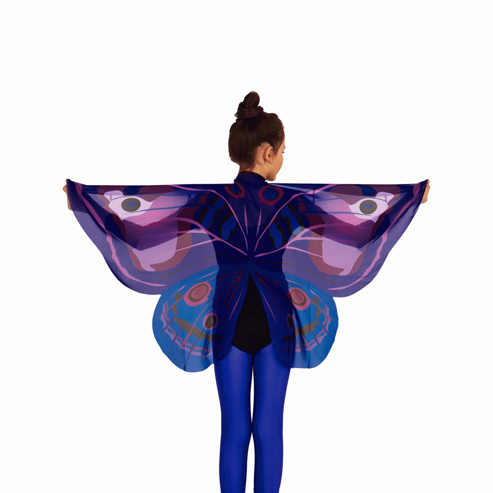 "Бабочка - фиолетовые крылья" карнавальный костюм  