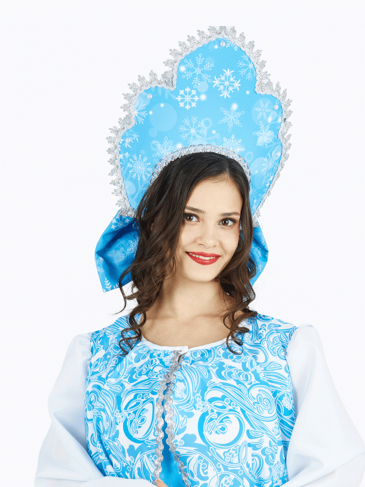 Карнавальный костюм "Зима узорная" М77