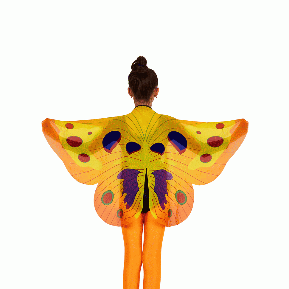"Бабочка - желтые крылья" карнавальный костюм 