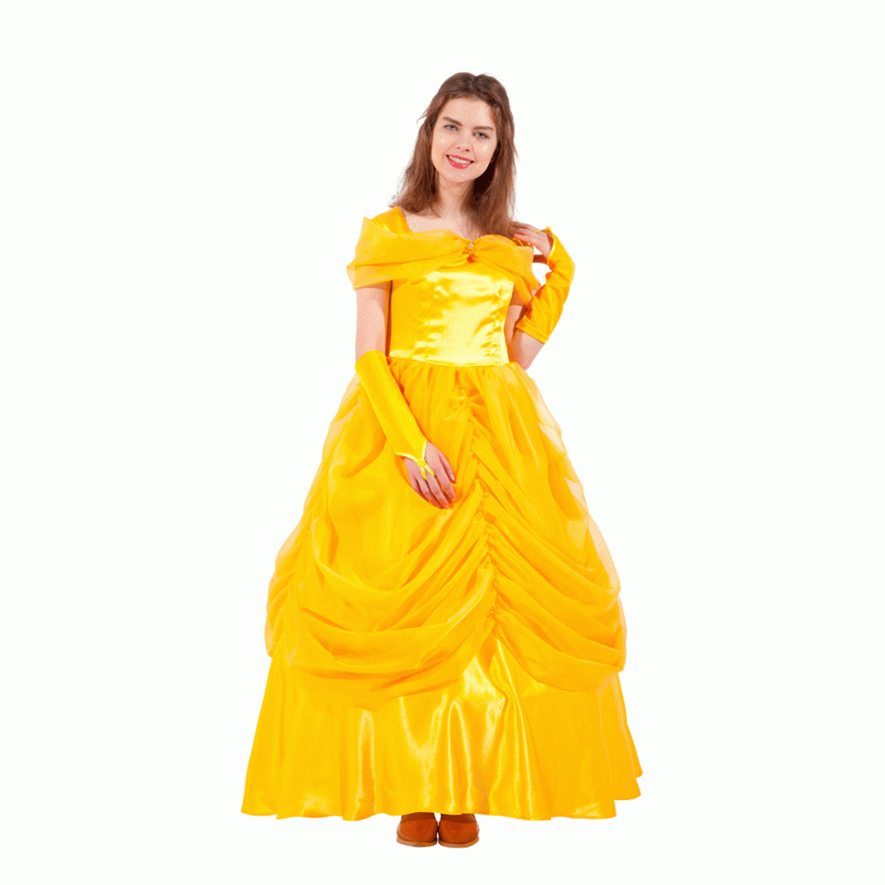 Карнавальный костюм "Принцесса в желтом" Ф151
